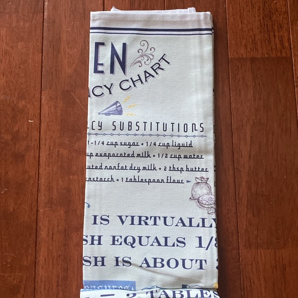 Williams Sonoma  ‘Recipe Tea Towel - Cooks Conversion’ set of 2 tea towels. - Picture 5 of 5